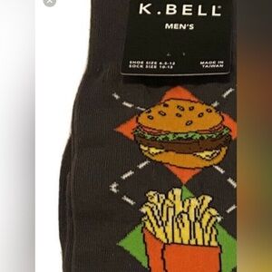 Socks Men's Burger Fries Shake K. Bell